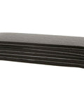 Self Stick Non Slip Surface Grip Pads Set Of 6 1 Inch By 4 Inch Black Furniture Floor Protectors Stacked