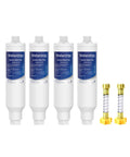 Hard Water Filter For Hose Car Wash And Window Cleaning Water Deionizer For Cars Boats And More Softens Water Keeps Scale At Bay And Delivers A Spot Free Finish 4 Pack With 2 Hose Protectors
