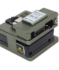 Cosiki Fiber Optic Cleaver Hot Melt Cutting Machine With 3 In 1 Fixture For Ftth Cable Splicing Precision V-Groove Cutter side view