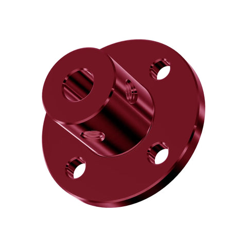 Pro Grade 5mm Flange Shaft Coupling With Chrome Plated C45 Carbon Steel Body Built Hella Tough for zero slop power transfer on motors.