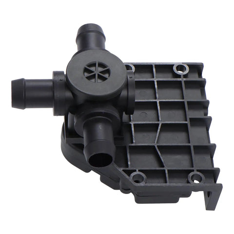 Heater Coolant Control Valve For Tesla Model S 2012 2021 Ev Bev Direct Bolt On Replacement, black plastic construction, precise design.