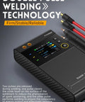 Portable Handheld Spot Welder With 5000mAh Battery And Double Pulse Tech offers adjustable speed settings on a compact control panel.