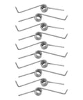 Get Your Trash Can Lid Spring Back In Action With These 10pcs Stainless Steel Torsion Springs. Super Durable Wire Diameter Compression Coils For Easy Diy Repair And Maintenance Of Garbage Bins Like A Boss. 10 silver stainless steel torsion springs for trash can lid repair