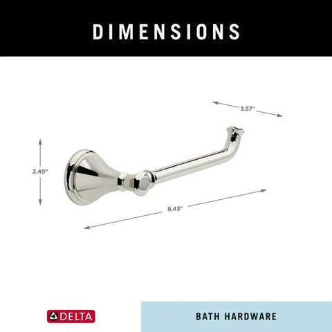 Single Post Toilet Paper Holder With Polished Nickel Finish For Wall Mount Upgrade Your Bathroom With Durable Zinc Construction