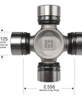Beefed Up U Joint Kit 5 795X S44 Series ISR Inside Snap Ring OEM Replacement with 1.125 Inch Bearing Cap Diameter and Cup Size