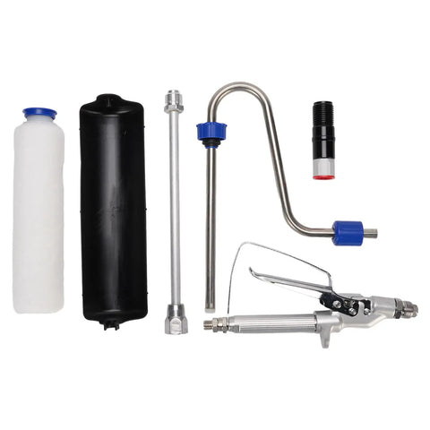Electric Paint Roller Plays Nice With Your Airless Sprayer For Auto Dispensing And Smooth As Butter Coats Built Tough With Aluminum For Stress Free Wall Projects; stainless steel and plastic parts for efficient paint application.