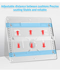 Rock Solid Router Table Insert Plate And Acrylic Trimming Machine Flip Plate For Heavy Duty Woodworking Projects With Knockout Precision And Zero Sweat Alignment Every Time, adjustable acrylic insert with measurement lines.