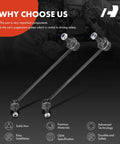 2 Pack Front Sway Bar Links Stabilizer Kit For Audi A3 Quattro Q3 TT Jetta Beetle CC Golf Eos Golf Alltrack 2005 To 2019 Replacement Suspension Parts Easy Install Bolt On product display