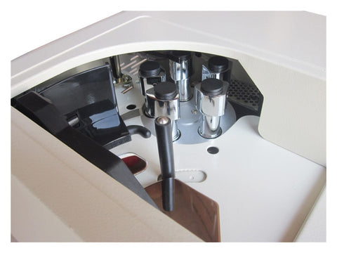 Close-up view of the interior components of the Professional Grade Rock Solid Multi Currency Money Counter Machine.