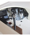Close-up view of the Professional Money Counter Machine With Bright Led Display showing internal rollers and feed system.