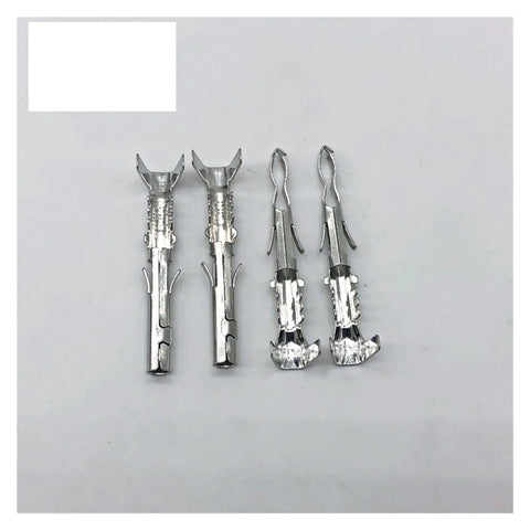 Heavy Duty 1-6 Pin Weather Pack Connector Kit With Sealed Plug And Female Male Terminal For Auto Wiring Repair Up To 18-14 Gauge Wire, metal terminals