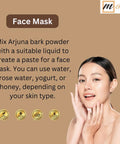One Hundred Percent Natural Arjuna Powder For Heart Health And Skin Care Half Pound 227 Gram Jar Antioxidant Rich Terminalia Arjuna