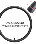 Everyday Durable 29 Inch Bike Inner Tube 29x2.125 To 2.40 With AV32mm Schrader Valve Replacement For City Road And Mountain Bikes