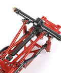 Axial SCX24 C10 1/24 RC Crawler Aluminum Alloy Suspension Rod Links Set Red Upgrade Parts CNC Machined For Lightweight Tough Rugged Performance And Durable Build For Serious Off Road Use on installed axle