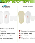 Vertex Duo Clean Stick Vacuum Filter Replacement Fits HH202 HH205 HZ2000 and other models, white washable foam filter set