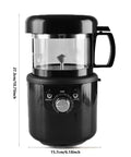 Electric Coffee Bean Roaster With Dual Roast And Cool Functions Automatic Hot Air Burner For Fresh Morning Brews, 27.3cm height.