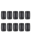 10 Pack 1 Inch By 2 Inch Black Malleable Iron Pipe Nipples With Both Ends Threaded DIY Steampunk Industrial Vintage Style Dope For Makers Studios Garages And Bold Decor