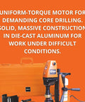 Heavy Duty Magnetic Base Drill With 1050 Watts Of Smooth Torque Power And Integrated Coolant Tank for tough die-cast aluminum drilling.