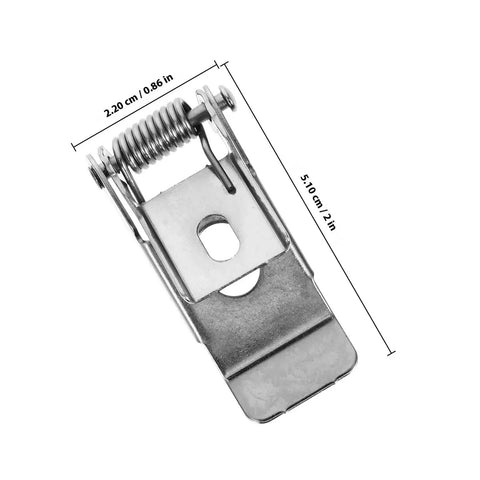 Lawsen Spring Clips Recessed Lighting 40pcs Spring Clips for Downlight Recessed Light Fixtures Iron Panel Lamp Clamp measuring 2.2cm x 5.1cm.