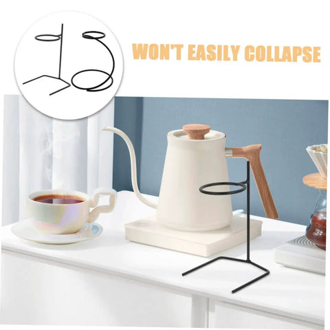 Pair Of Portable Coffee Dripper Holder And Filter Stand For Home Barista Rigs Or Weekend Warrior Campout Vibes Smooth Pour Station With Rock Solid Base And Slick Collapsible Design Pour Over Fans on kitchen counter.