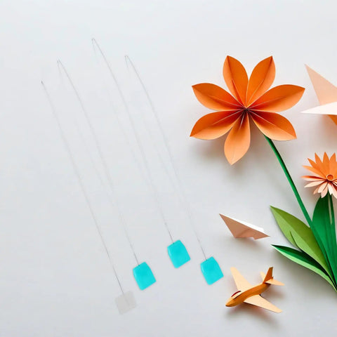 20 Pack Long Needle Threaders Set For Embroidery Cross Stitch Quilting And DIY Crafts Stainless Steel Stable Construction Quick Threading Tool For Yarn Wool Knitting Needles And More, paper flowers