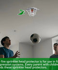 12 Pack Heavy Duty Fire Sprinkler Head Cage Guards Shield Semi Recessed Residential Heads protection in home with kids playing.