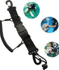 Anti Lost Scuba Diving Camera Lanyard With Spring Coil Rope Quick Release Buckle And Clips for Underwater Photography Gear Safety