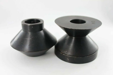 90 Degree Hem Roll Dies Set For Bead Roller, 19.05mm Three Quarters Inch Finish, Fits 22mm Shafts, Hem Edge Tool For Sheet Metal