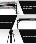 Ridiculously Strong 3 Ton Gantry Crane showing adjustable height system, triangular structure, and lift design for heavy lifting.