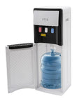 Bottom Load Water Cooler Dispenser With Hot And Cold Water, 1.32 Gal Hot Water And 0.53 Gal Cold Per Hour, open panel view