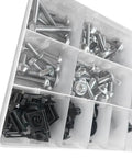 Aluminum Fairing Bolts Kit For Sport Bikes Dope Orange Fasteners Set With Screws and Clips Complete Hardware packaging view