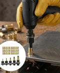 Heavy Duty Rivet Nut Tool Kit With M3 To M8 Carbon Steel Adapters For Sheet Metal Auto Repair And Furniture Building Projects That Get The Job Done Right Every Time on sheet metal