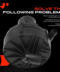 Drop In Replacement Direct Fit Secondary Air Injection Smog Pump For Mercedes-Benz Vehicles close-up view