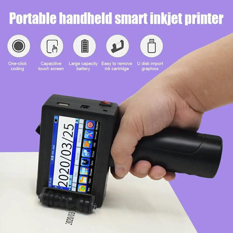 Straight Up Portable Handheld Inkjet Printer With Quick Drying Ink And Smooth Touchscreen For Dead On Date Label Printing A Killer Tool For Anyone Wanting Hassle Free Quick Prints
