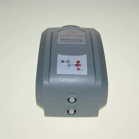 Front view of Palm Sized Lab Dual Function Vacuum And Pressure Pump For Filtration And Distillation