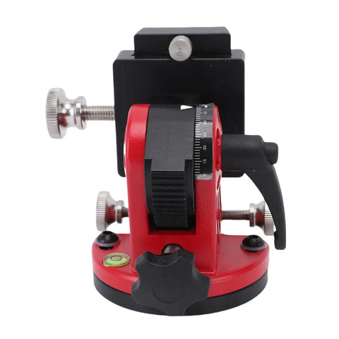 Latitude Adjustment Base For Telescopes And Astro Gear 0 To 90 Degree Aluminum Mount with Three Eighths Inch Thread, red