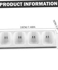 4 In 1 Battery Charging Station For Wii And Wii U Remotes With 4 Rechargeable Battery Packs And USB Cable No More Dead Batteries