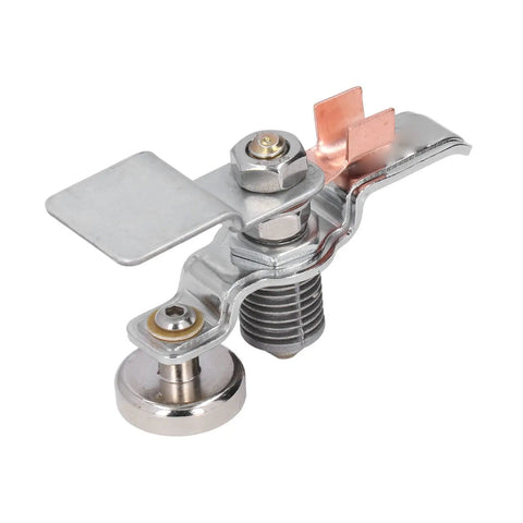 Heavy Duty Magnetic Welding Ground Clamp With Super Strong Magnetism Secure Hold and Conductive Rod Design for Steel Workpieces