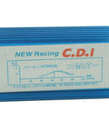 High Performance Racing CDI Box For GY6 Engines No Rev Limit 50cc To 150cc Chinese Scooters Blue Alloy Body