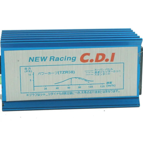 High Performance Racing CDI Box For GY6 Engines No Rev Limit 50cc To 150cc Chinese Scooters Blue Alloy Body