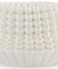 Stack of 4 To 6 Cup Junior Basket Style Coffee Filters White Paper Chlorine Free 400 Count For Most 4 To 6 Cup Brewers Made In The USA