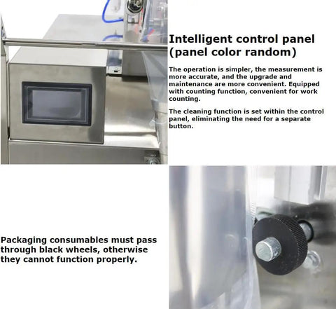 Pro Automatic Liquid Filler And Sealer Serving Zero Hassle with intelligent control panel for precise dosing and cleaning.