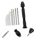 Handy Manual Hand Drill Kit With Pin Vise And Drill Holder Compact Vice Rotary Tool Set for Jewelry and PCB work