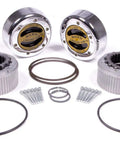 Premium Manual Hubs For Dana 60 Axles With 9/10 Turn Dial, All Metal Build, Wave Spring Tech, 30 Spline, ZA Alloy Dial With Dual Seals