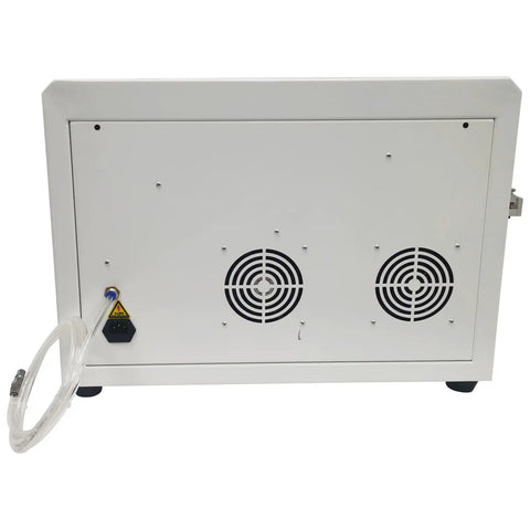 Jaryannix Automatic Wire Stripping And Bending Machine 110V For Electrical Projects showing back panel with ventilation and power connections.