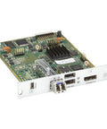 Modular Kvm Extender Receiver Interface Card Serving Snappy 4K30 Displayport 1.1 Graphics And Plug And Play Usb Hid Control For Tight Sets While Delivering Knockout Low Latency Fiber Runs You Trust, showing top view with ports.