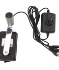 Portable Hand Crank Generator 30W High Efficiency Manual Power Supply For Outdoor Emergency Charging Alloy Black with cables