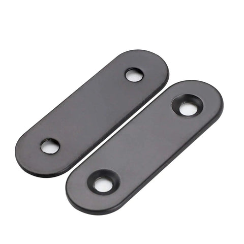 Rock Solid Heavy Duty Stainless Steel Black Corner Brace Plates For Furniture And Cabinet Reinforcement Woodworking Joints Pack Of 30 Tough Pro Grade Diy Fixes