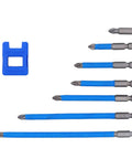 Top Tier PH2 Cross Screwdriver Bits Set 7pcs Magnetic Drill Kit Alloy Steel Size Range For Cars Repairs Motorcycles And Computers Heavy Duty Performance with magnetizer tool