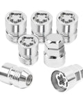 Secure Your Rig With This Badass Set Of Five Wheel Lock Nuts Designed For Real Tough Use Featuring 1 2 20 Thread Size 60 Degree Cone Seat 1.27 Inch Length And Anti Theft Protection For Trucks And Trailers.